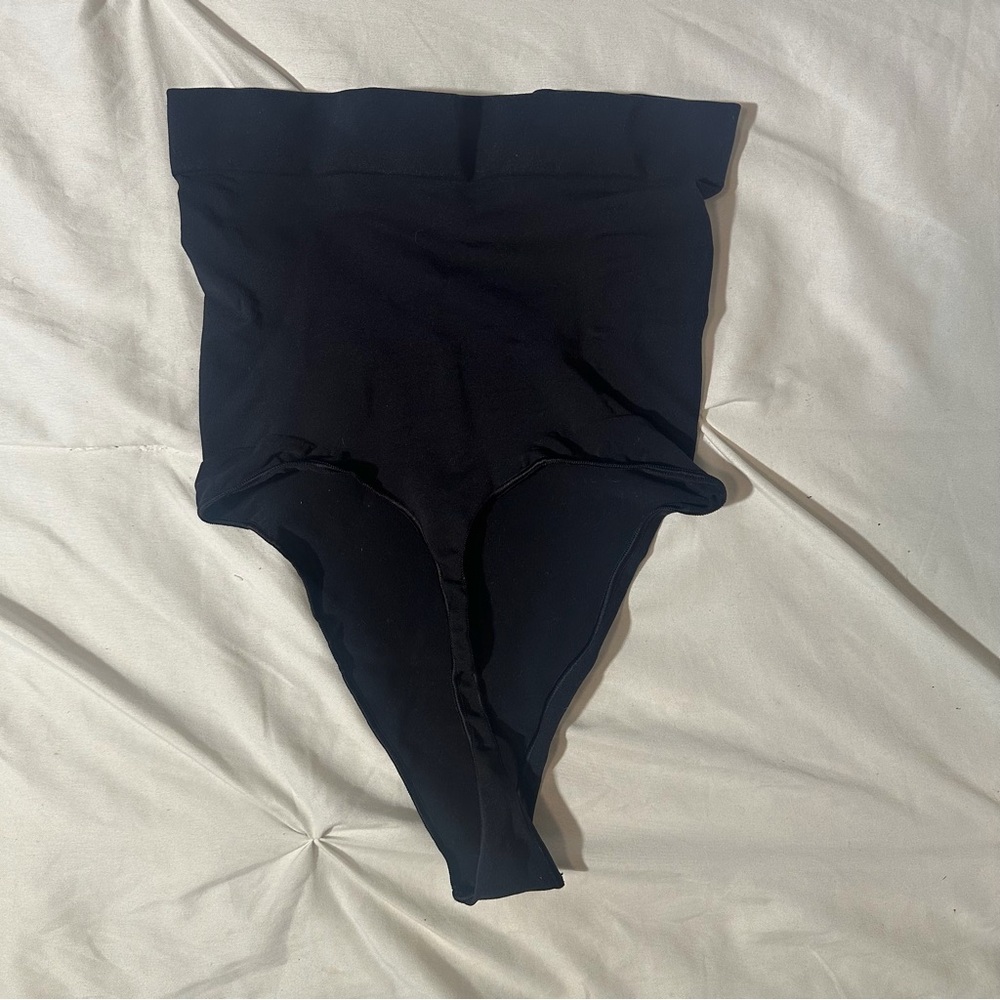 SKIMS Black High-Waisted Shapewear